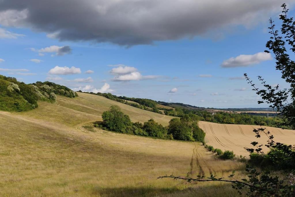 Romantic Shepherds Hut With Stunning Sunsets Hollingbourne Экстерьер фото